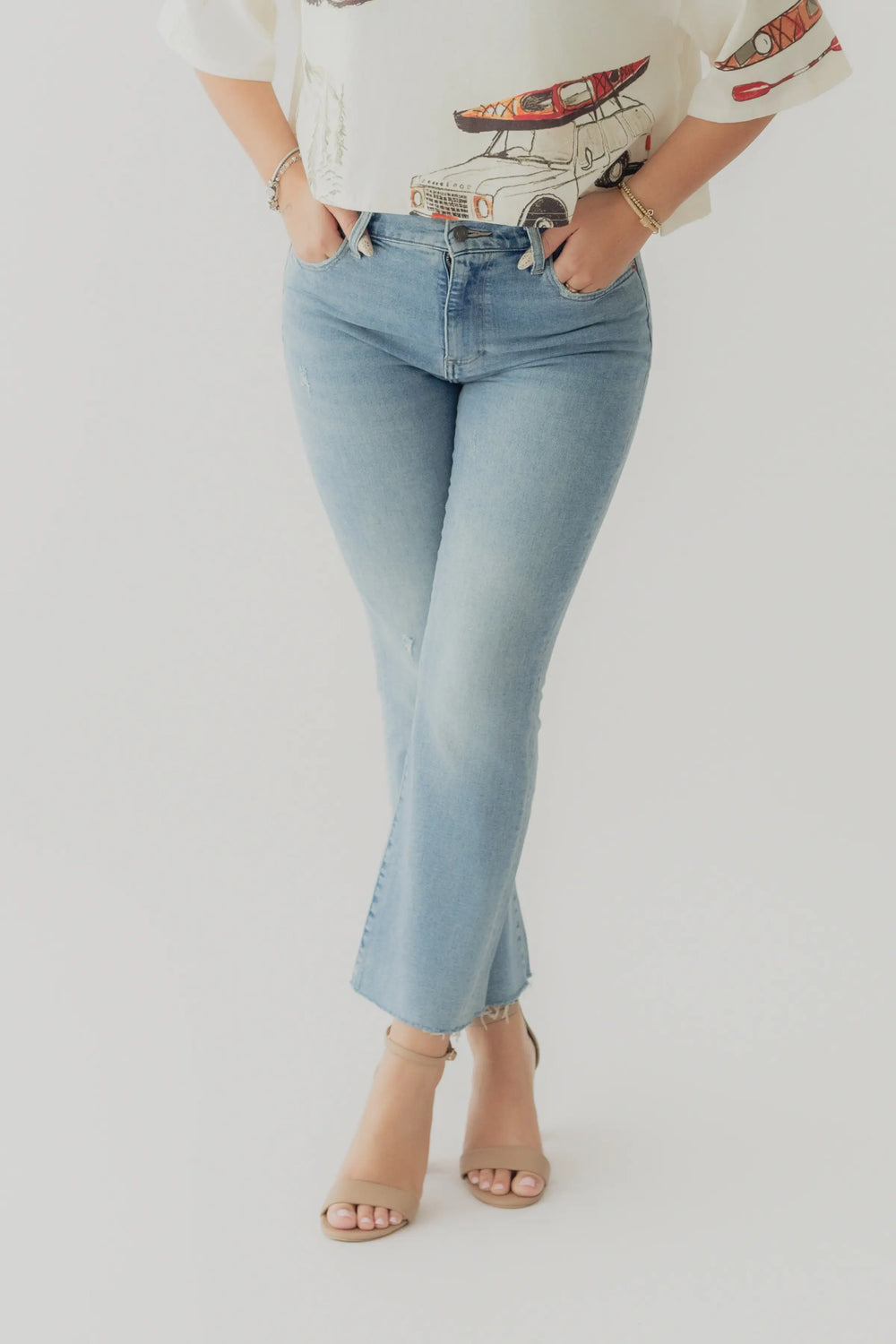 Pistola Lennon High Rise Boot Denim
